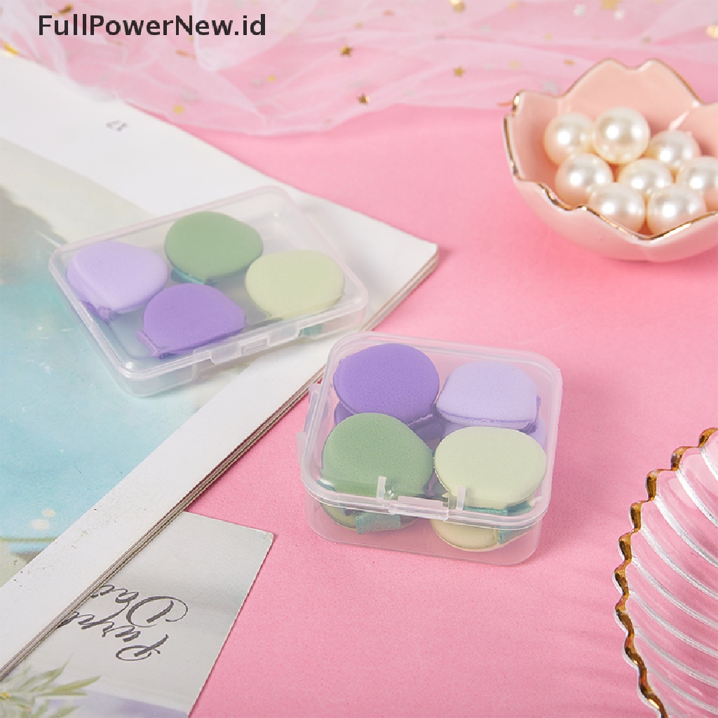Power4/8pcs Puff Kosmetik Mini Bentuk Jari Jempol Air Cushion Spons Alat Makeup ID