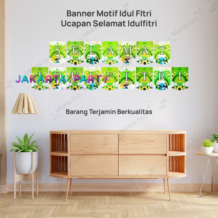 Banner Selamat Idul Fitri  / Bunting Flag Idul Fitri