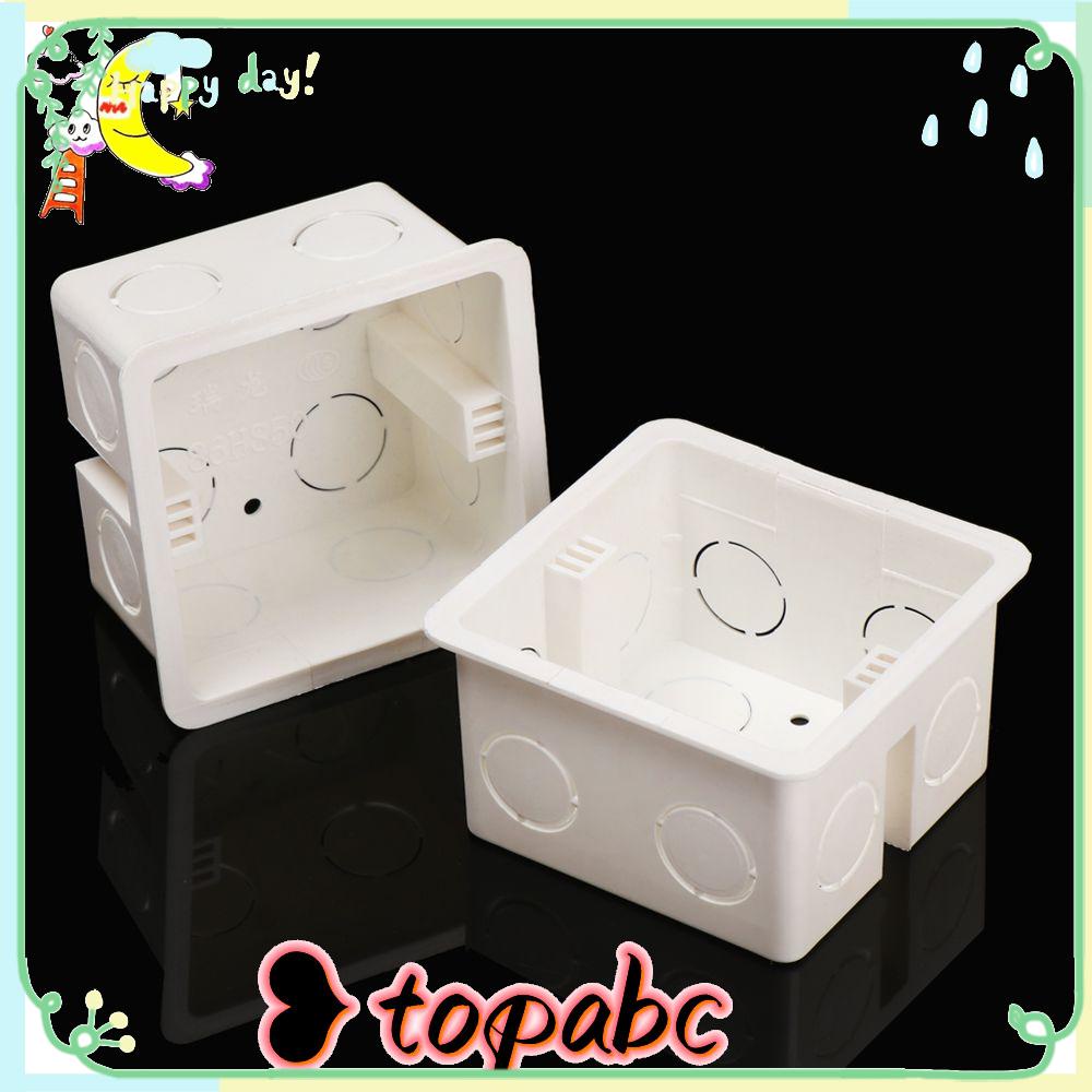 Top Wall Mounting Box Profesional PVC Plastic Flame Retardant Concealed Bottom/Penahan Panas Api