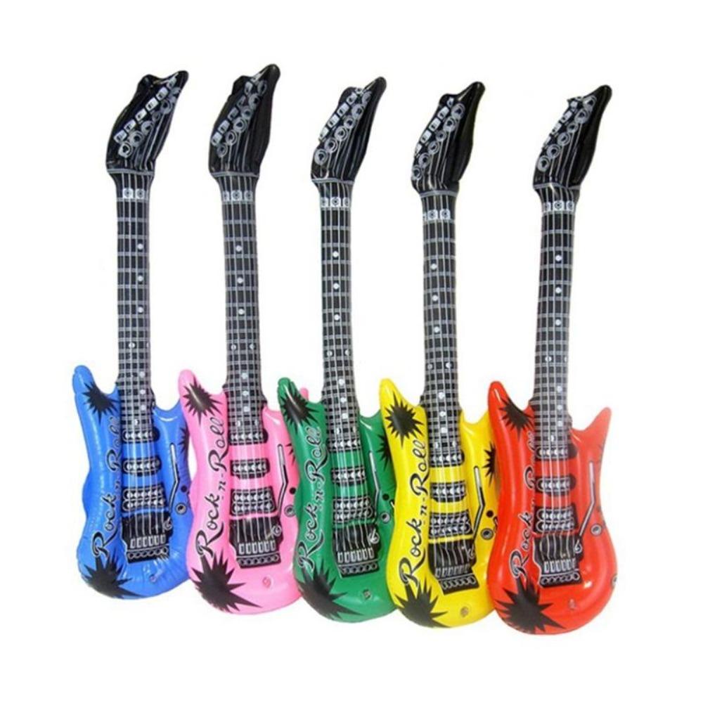 Lanfy Mainan Instrumen Musik Tiup Permainan Alat Peraga Bayi Mainan Belajar Gitar Tiup Mainan Edukasi Ulang Tahun Pesta Mikrofon Balon