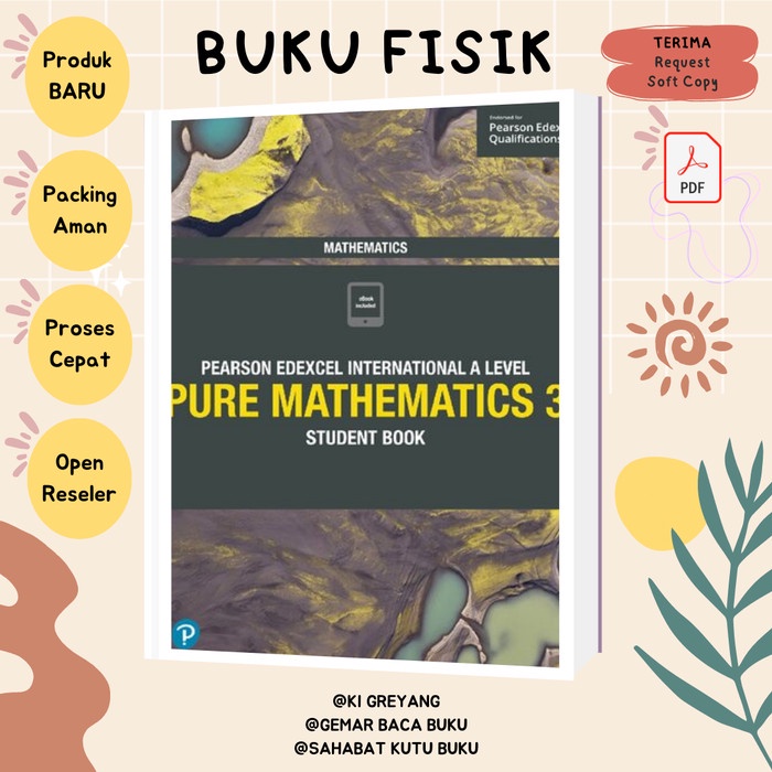 BUKU PEARSON EDEXCEL INTERNATIONAL A LEVEL MATHEMATICS PURE MATHEMATICS 3