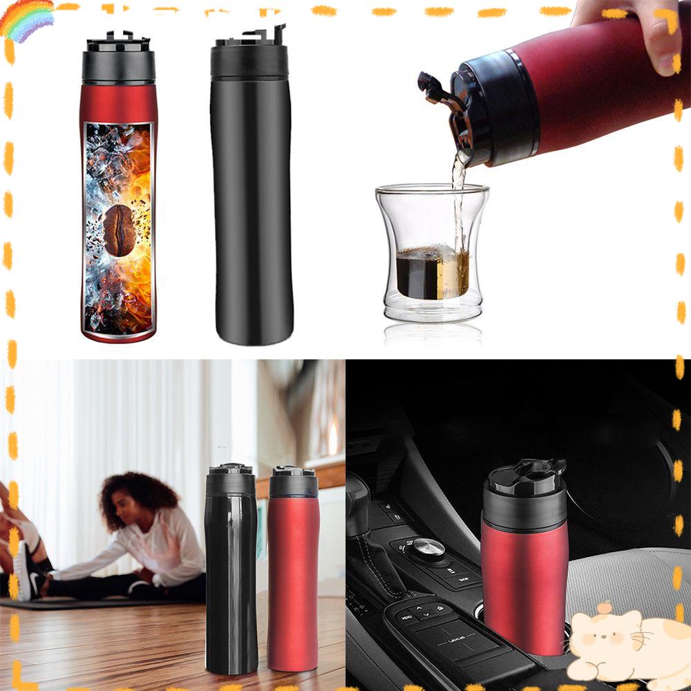 Solighter 350ML French Press Manual Dengan Filter Stainless Steel Self-Lock Espresso Coffee