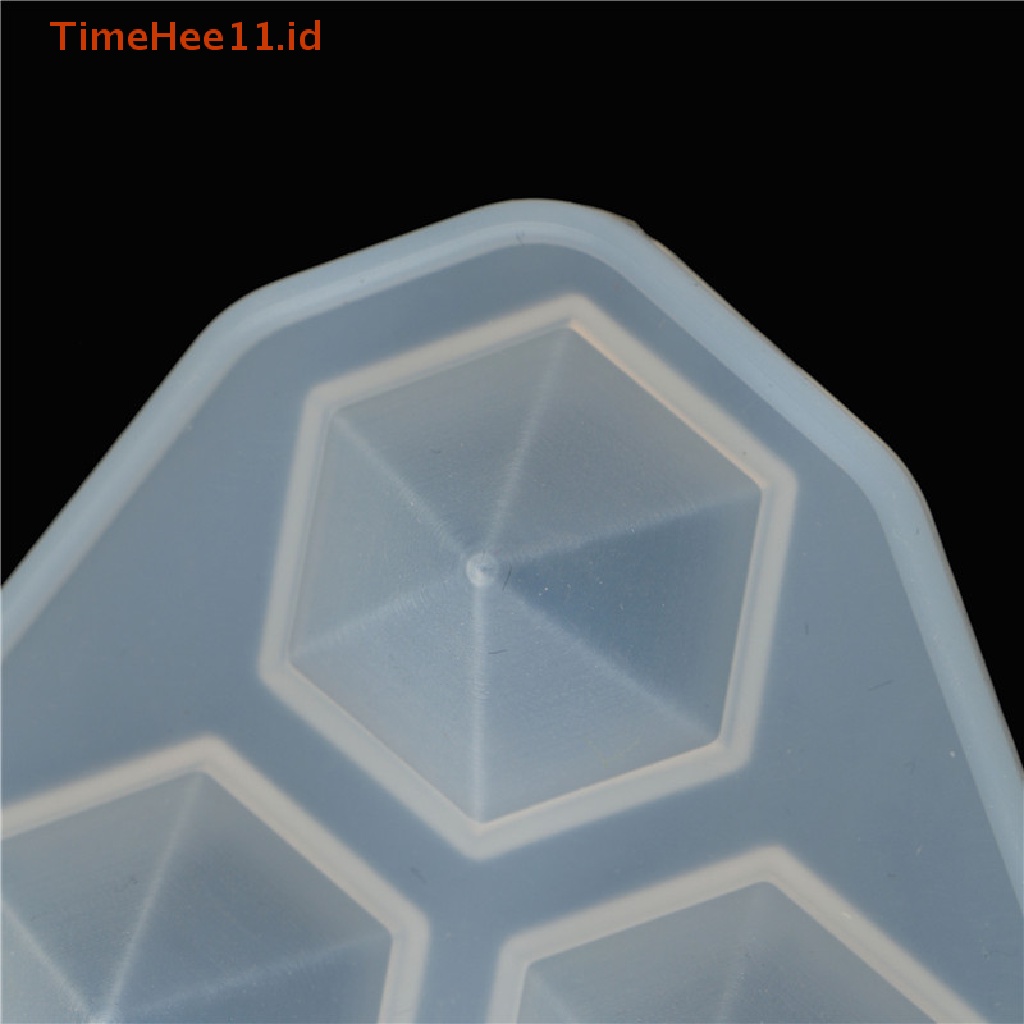 Timehee Cetakan Silikon Transparan Resin Hias Craft DIY diamond Mold ID