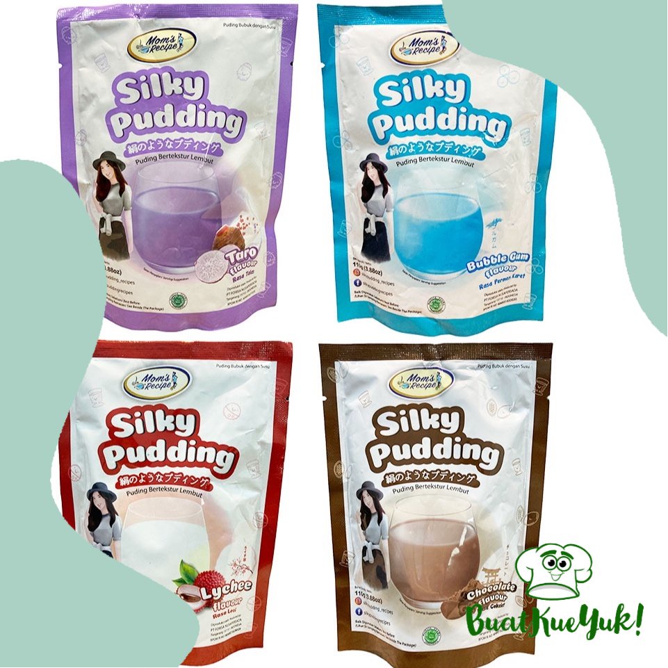 

Mom's Recipe Silky Pudding - Puding Susu Bertekstur Lembut / PUYO Smooth Aneka Varian Rasa Pouch 110 Gram