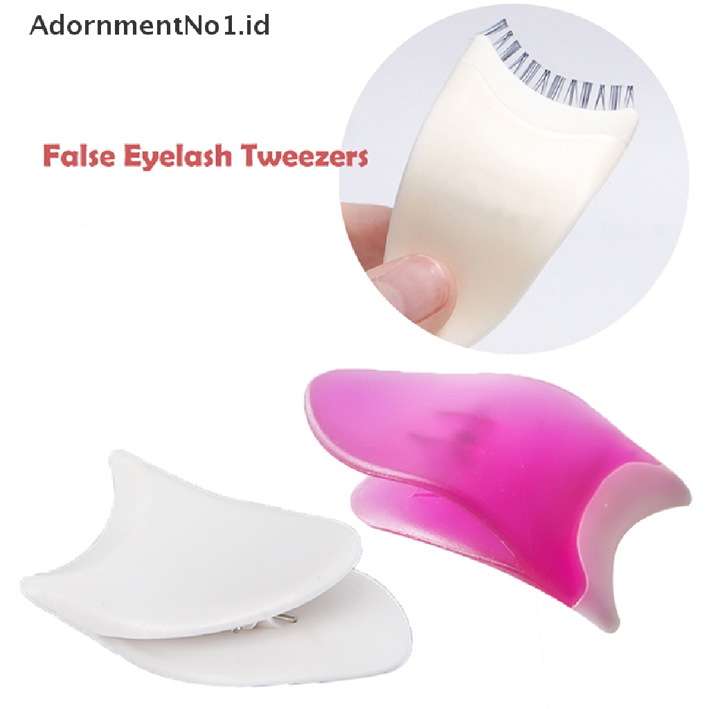 [AdornmentNo1] 1PC False Eyelash Extension Applicator Tweezer Eyelash Clips Beauty Tool [ID]