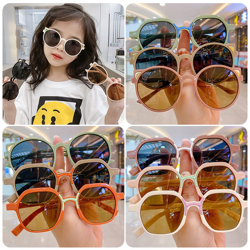 HBS 173 Kacamata Anak New Trend Fashion Anak Terbaru  Unisex kacamata hitam High Quality Import Kacamata Fashion