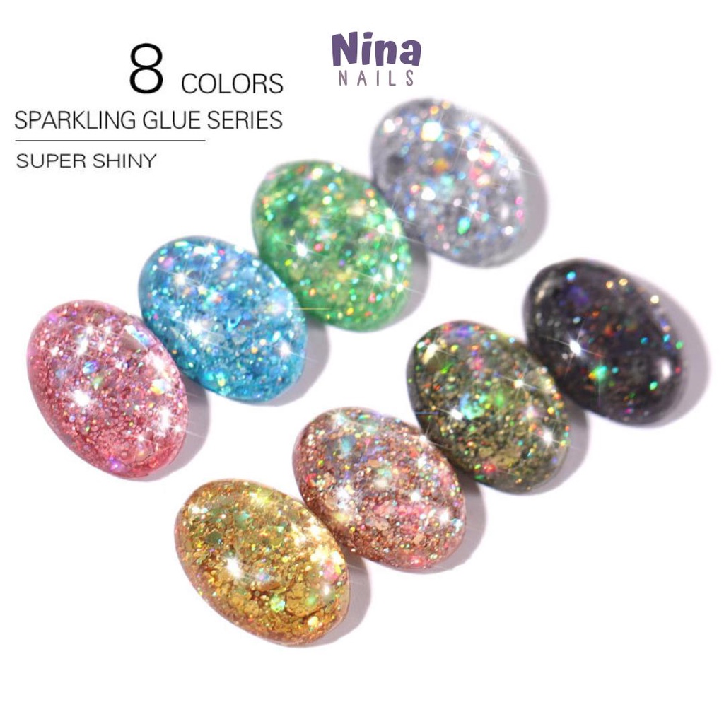 mischeering shiny diamond Glue Series Misscheering/ Kutek Glitter/nails