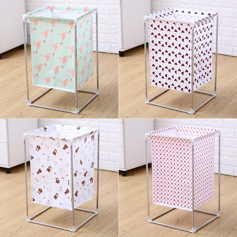 Grosir - H1062 Keranjang Cucian Baju Kotor / Tempat Penyimpanan Mainan Rakit / Laundry Basket / Storage Box Multifungsi