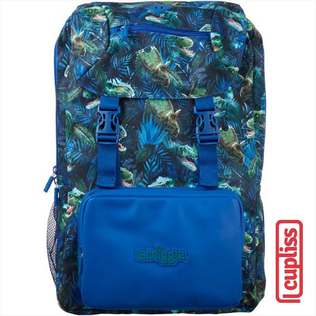 SMIGGLE Backpack Bag 443854 Foldover Galaxy Dino Tas Ransel Anak