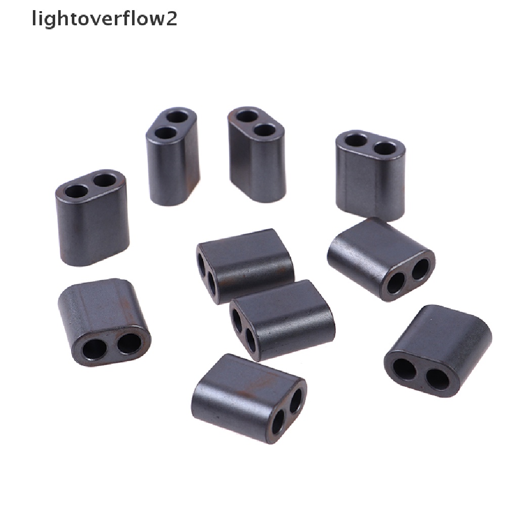 [lightoverflow2] 10pcs RF Ferrite Core Lubang Ganda RF Magnet RF Aksesoris 13.5 * 7.5 * 14mm [ID]