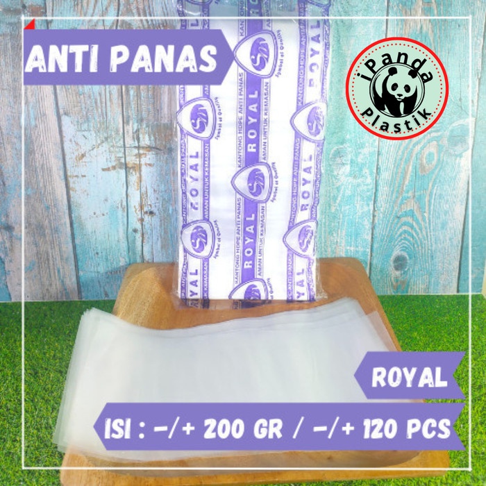 Plastik Anti Panas / Tahan Panas Royal Uk 10x20 / 1/4 kg @200gr