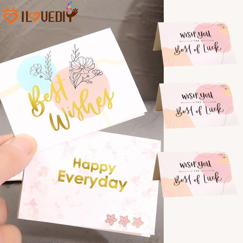 Gift message card Kartu Ucapan Pernikahan Ulang Tahun folded card Birthday card postcard Kartu Undangan Nikah Thank you card Desain Thank you Postcards Best wishes Kartu Lipat