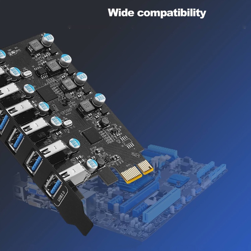 Zzz PCIE Kartu Ekspanding USB3 0pci-E Extender Controller PCI-Express Adapter 5Gbps