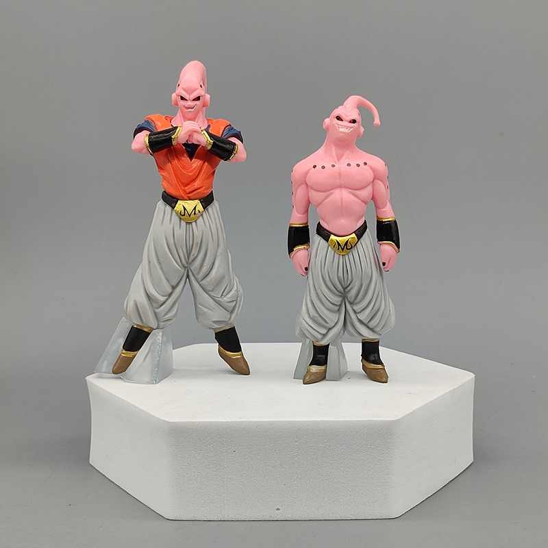 8pcs/Set Dragon Ball Z Figures Majin Buu Full Set LOT 1/12 Scaled Buu Pvc Action Figure Toy Super Saiyan Collection Model Toys