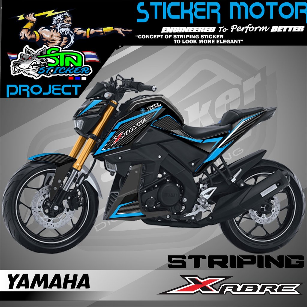 Xabre Stiker Striping  XABRE - Stiker Motor Yamaha Xabre List Variasi Hologram AR.S2 019