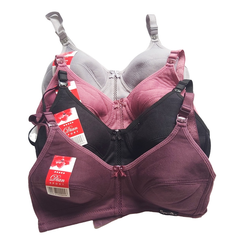 1 pcs Bra Sport Wanita Pakaian Dalam Wanita TOKO KEANULOVA