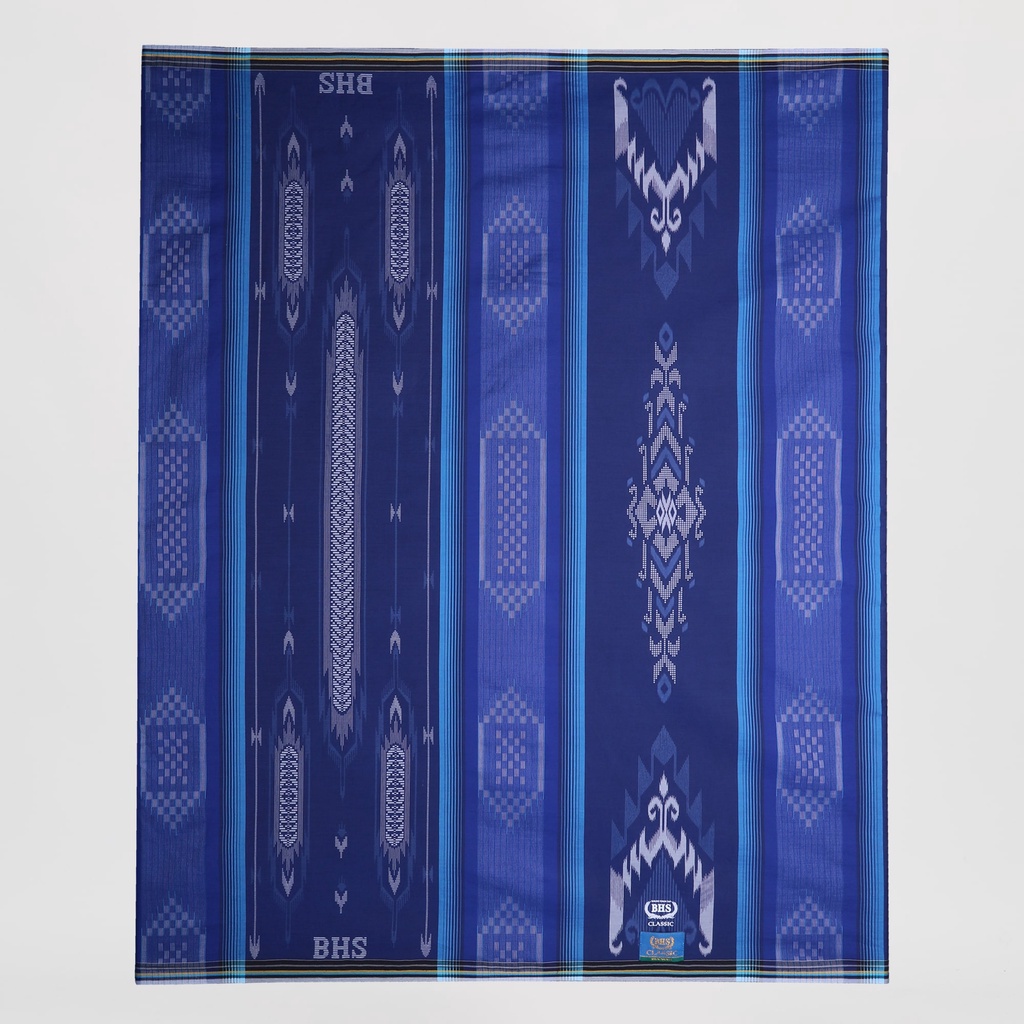 Sarung BHS Classic Gold Motif C45 DKD Biru/ CLS C45 DKD G
