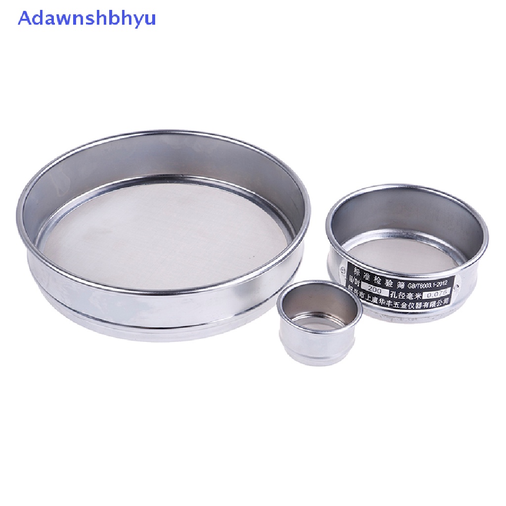 Adhyu 200mesh 0.074mm aperture stainless steel Tes Standar lab 5-20cm ID