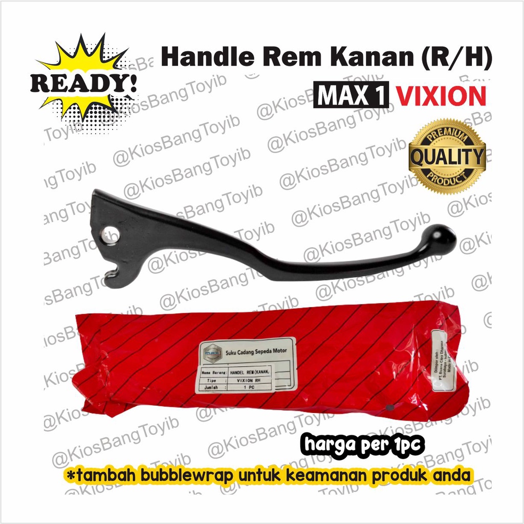 Handle Handel Tuas Rem Kanan (R/H) Hitam Yamaha VIXION (Max1)