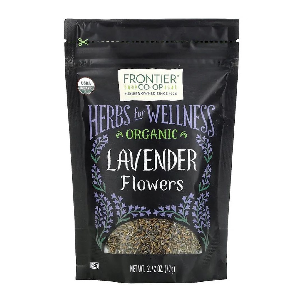 Frontier Co-op Organic Lavender Flowers Traditional Herbs 2.72oz 77gr