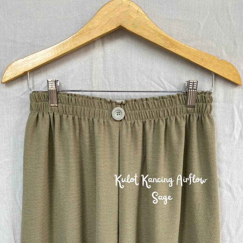 ilook | Celana Kulot Crincle Marline | Highwaist Kulot Kancing