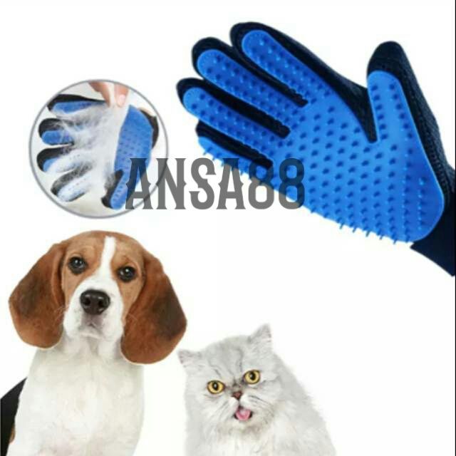 silicone pet glove pet brush sarung tangan bulu kucing sisir bulu anjing sisir bulu hewan PET04