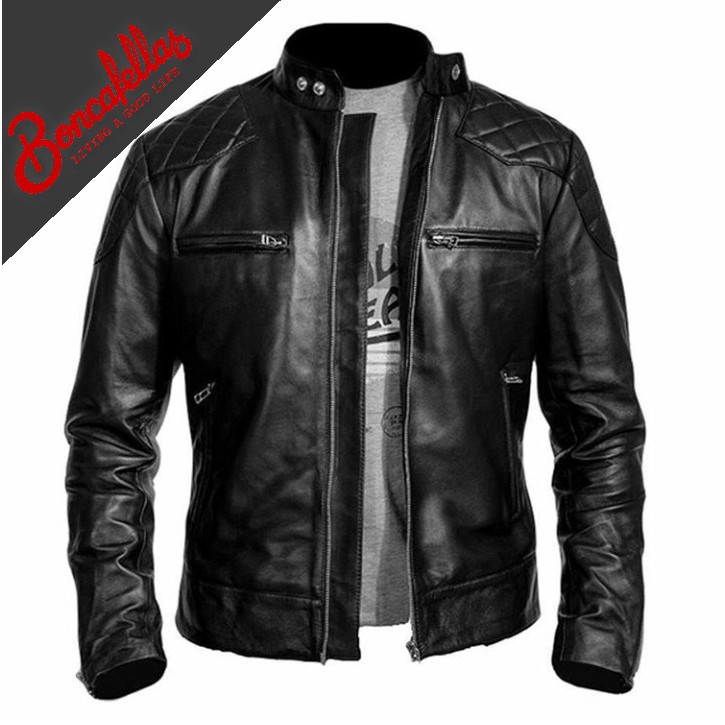 Jaket Kulit Bekam Motor Touring