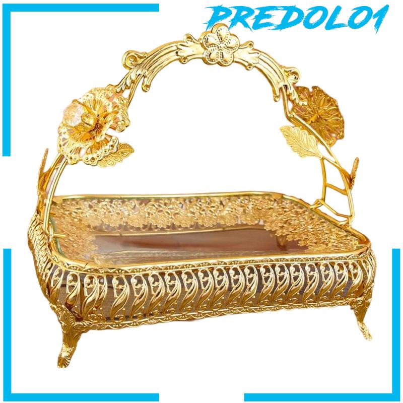 [Predolo1] Keranjang Buah Makanan Ringan Display Basket Dessert Tray Gaya Eropa Untuk Restoran