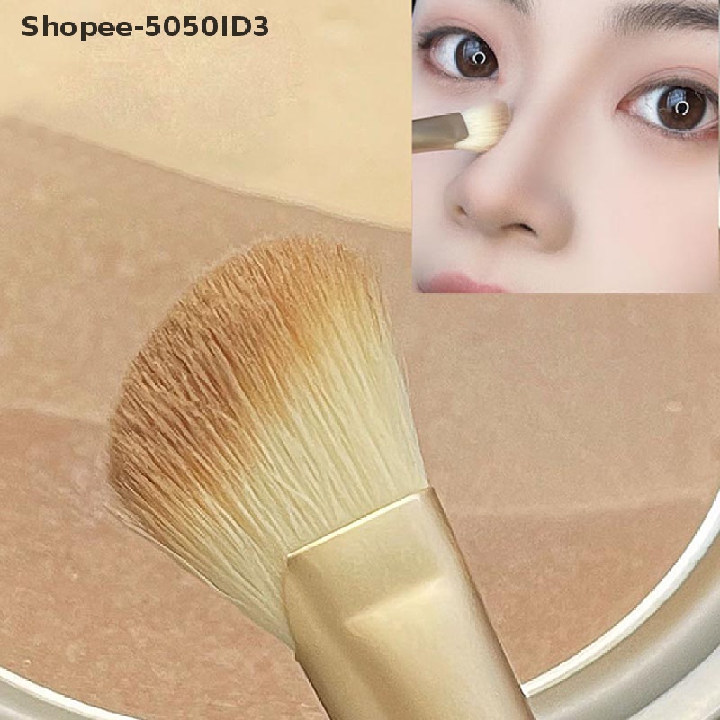 [HOT] 1pcs Kuas Hidung Bayangan Brush Makeup Kontur Siku Alat Makeup Wajah [ID]