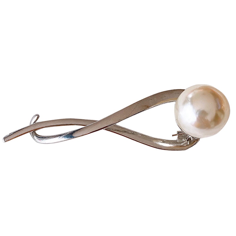 Korea Logam Kupu-Kupu Mutiara Klip Rambut Jepit Rambut Fashion Manis Ponytail Clip Barrettes Hairgrips Hiasan Kepala Wanita Hair Accessorie