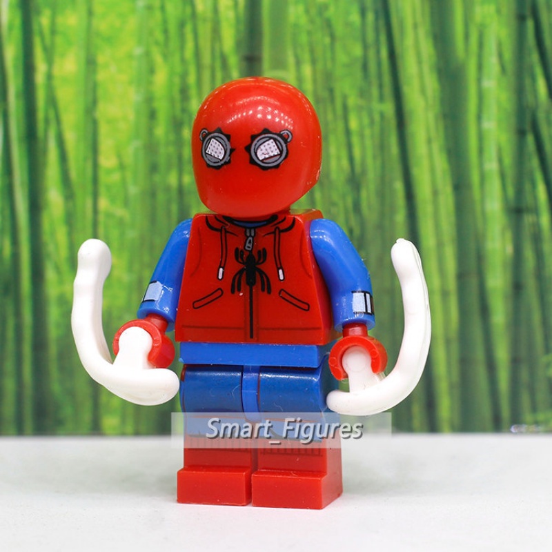 Spider-man Mini-figure Marvel Spider-Man Role-playing Thor Moonlight Knight Generasi Pertama Suit Knight Spider-Man Rakitan Blok Bangunan Mainan