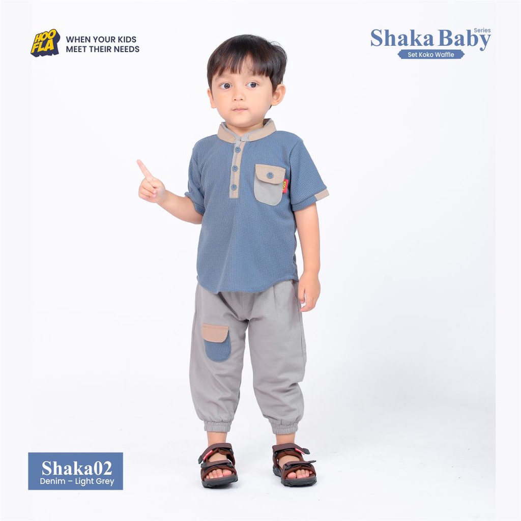 Baju Setelan Bayi Laki Laki 6 Bulan - 5 Tahun Hooflakids Shaka Setelan Koko Bayi 0 6 Bulan 6 12 Bulan Anak 1 2 Tahun 2 3 Tahun 4 5 Tahun Terbaru