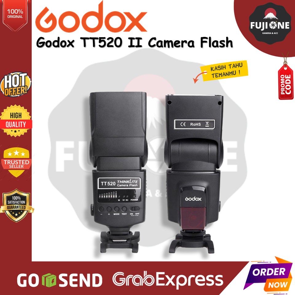 Godox TT520 II Camera Flash + Trigger