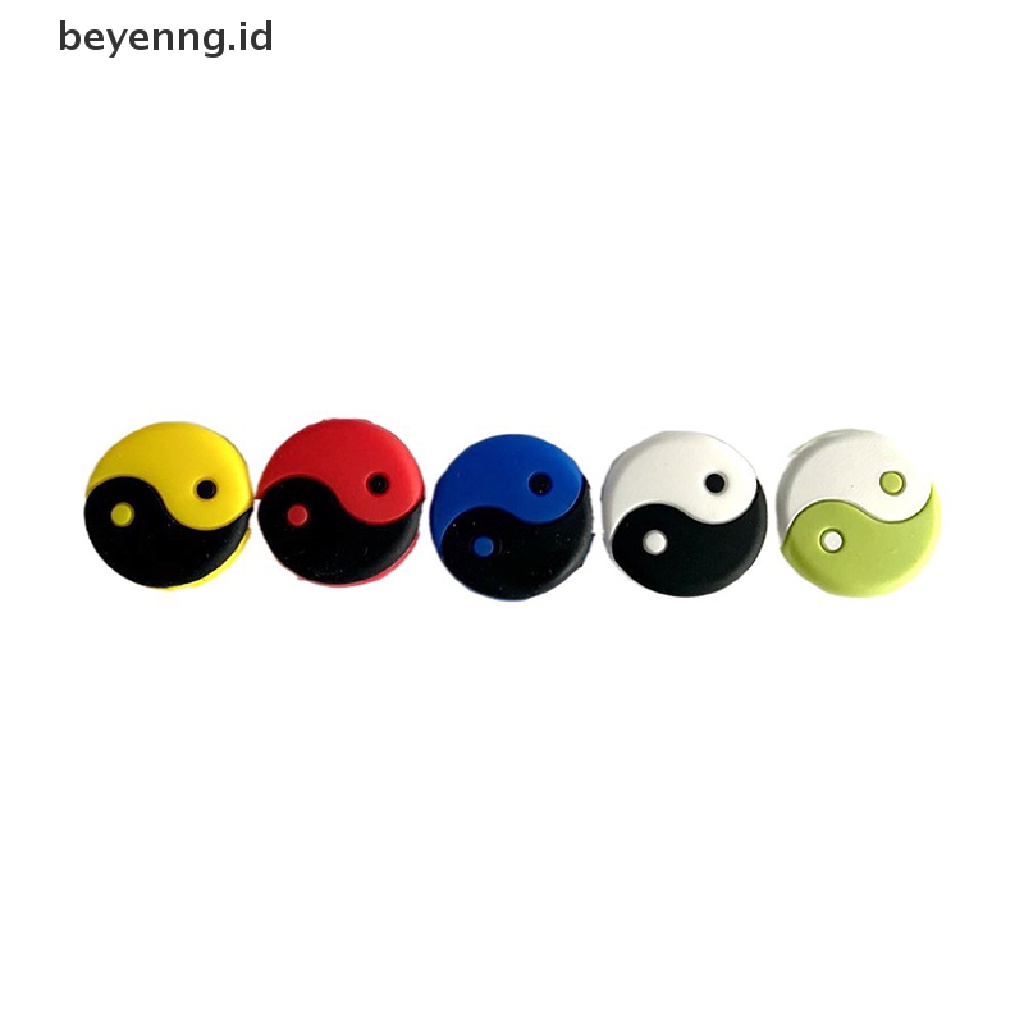Beyen 10Pcs Silikon Raket Tenis shock absorber Tai Chi 5warna full Jaring Penyerap ID