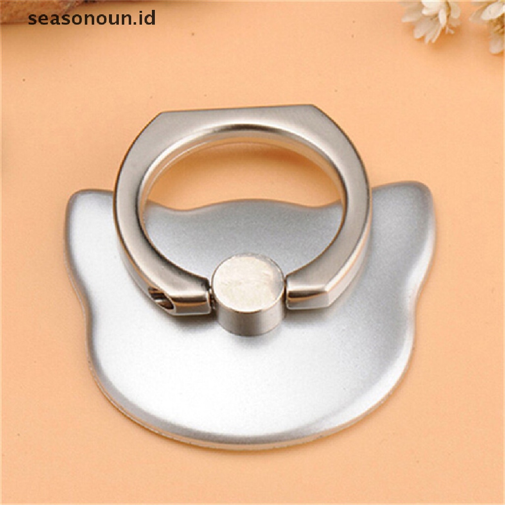 Tempat Kucing Seasonoun Animal360° Ring Stand Finger Untuk Handphone Smart Phone.