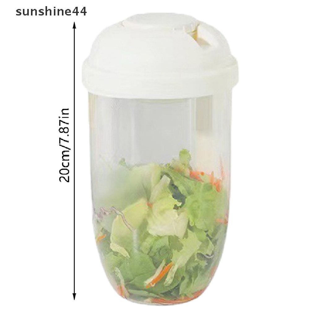 Sunshine Portable Breakfast Oatmeal Cereal Nut Yogurt Salad Cup Container Set Dengan Garpu ID