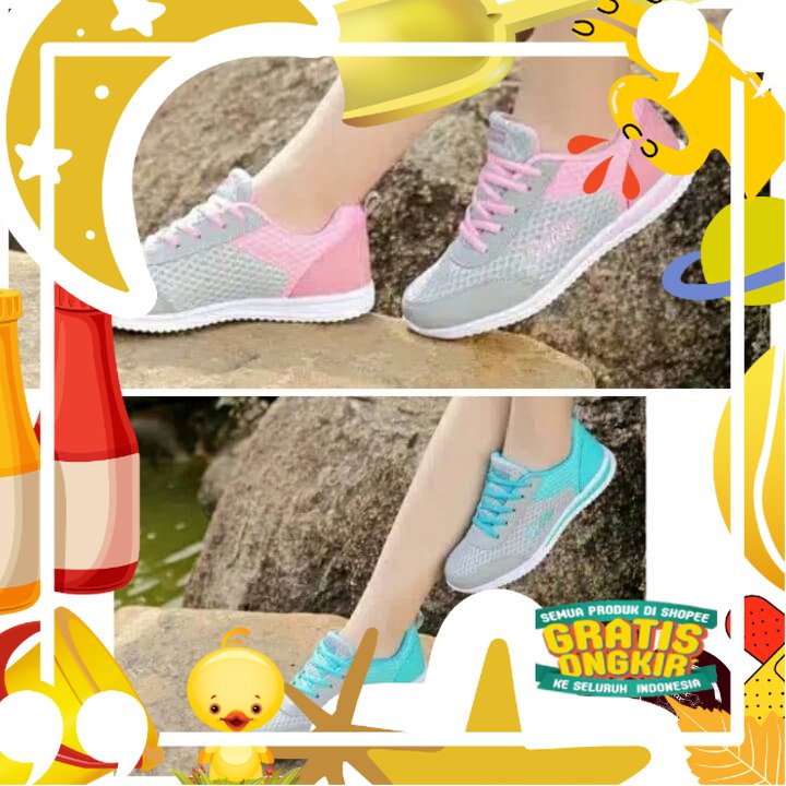 sepatu wanita sepatu sneakers wanita sepatu olahraga wanita sepatu cewek sepatu korean style sepatu 