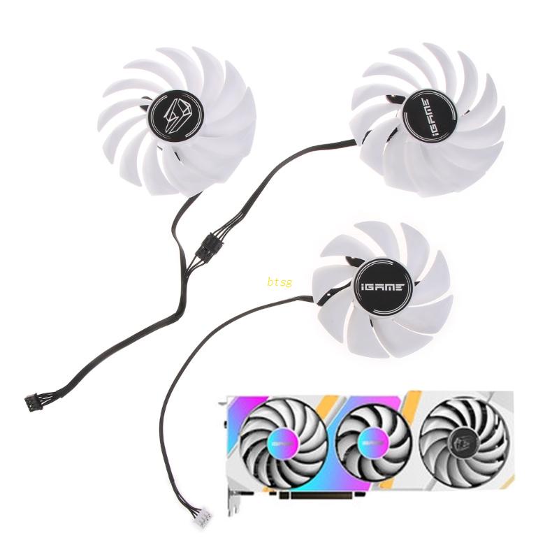 Bt 89/75mm Cooler Fan Pengganti Warna Warni GeForce Rtx30803070 3060 Ti iGame Ultra OC Graphics Video Card Cooling