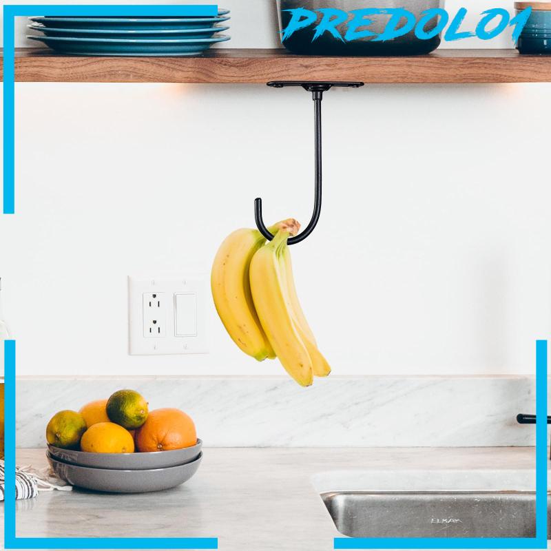 [Predolo1] Banana Hanger Under Cabinet Hook Multipurpose for Under Cabinet Kitchen