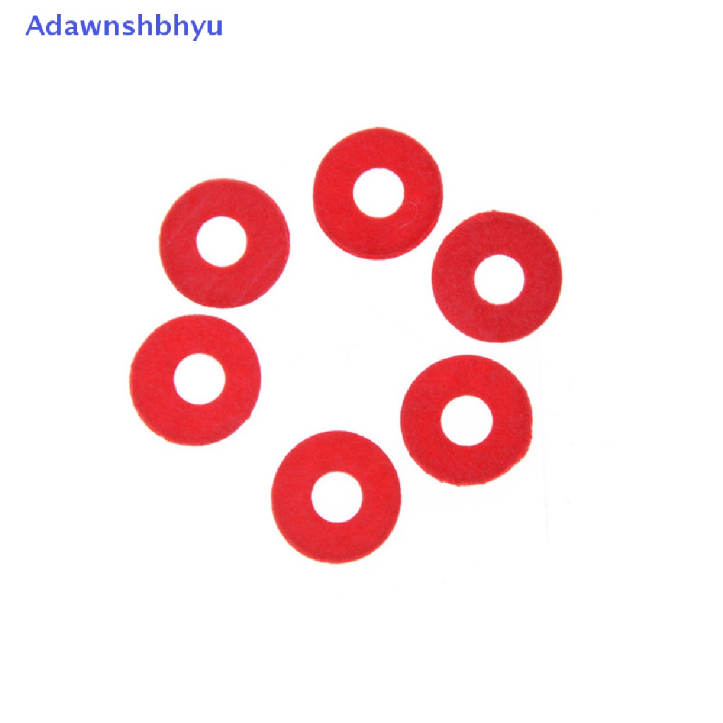 Adhyu 100pcs 3mm Red Motherboard Sekrup Insulag Fiber Washers Hot Sale ID