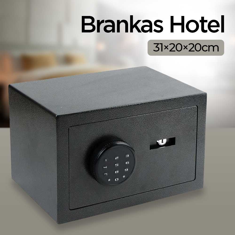 (BISA COD) FTIHSHP I-STELLER Kotak Brankas Hotel Safety Box Password 31x20x20cm - LBX022