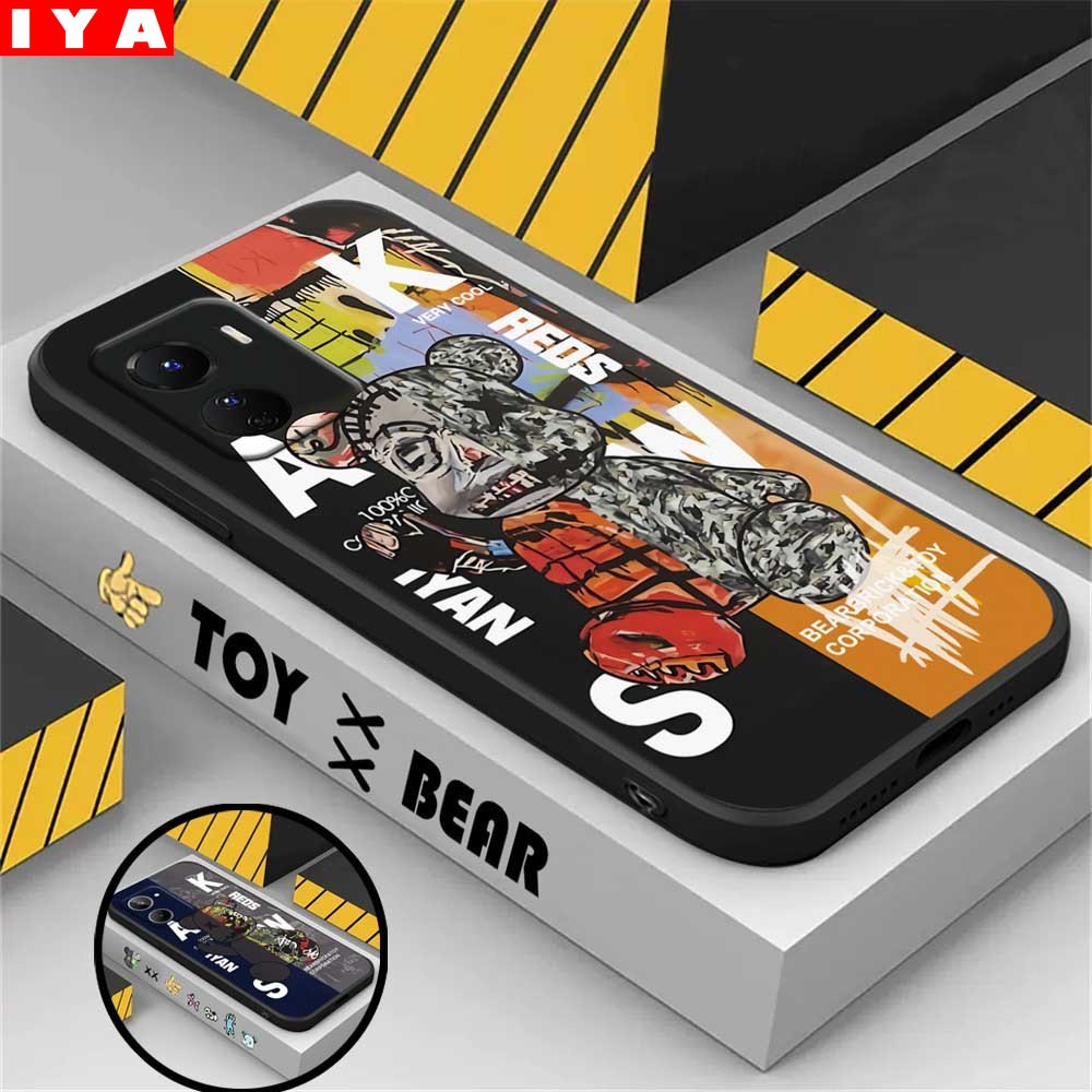 Soft Case Infinix Note12 G96 Hot 20S Note 11smart 6smart 5panas 11S NFC Hot 11play 12 10Play 9mainkan Panas 10S Hot 10T Doodle Kamuflase Beruang TPU Silikon Penutup Telepon