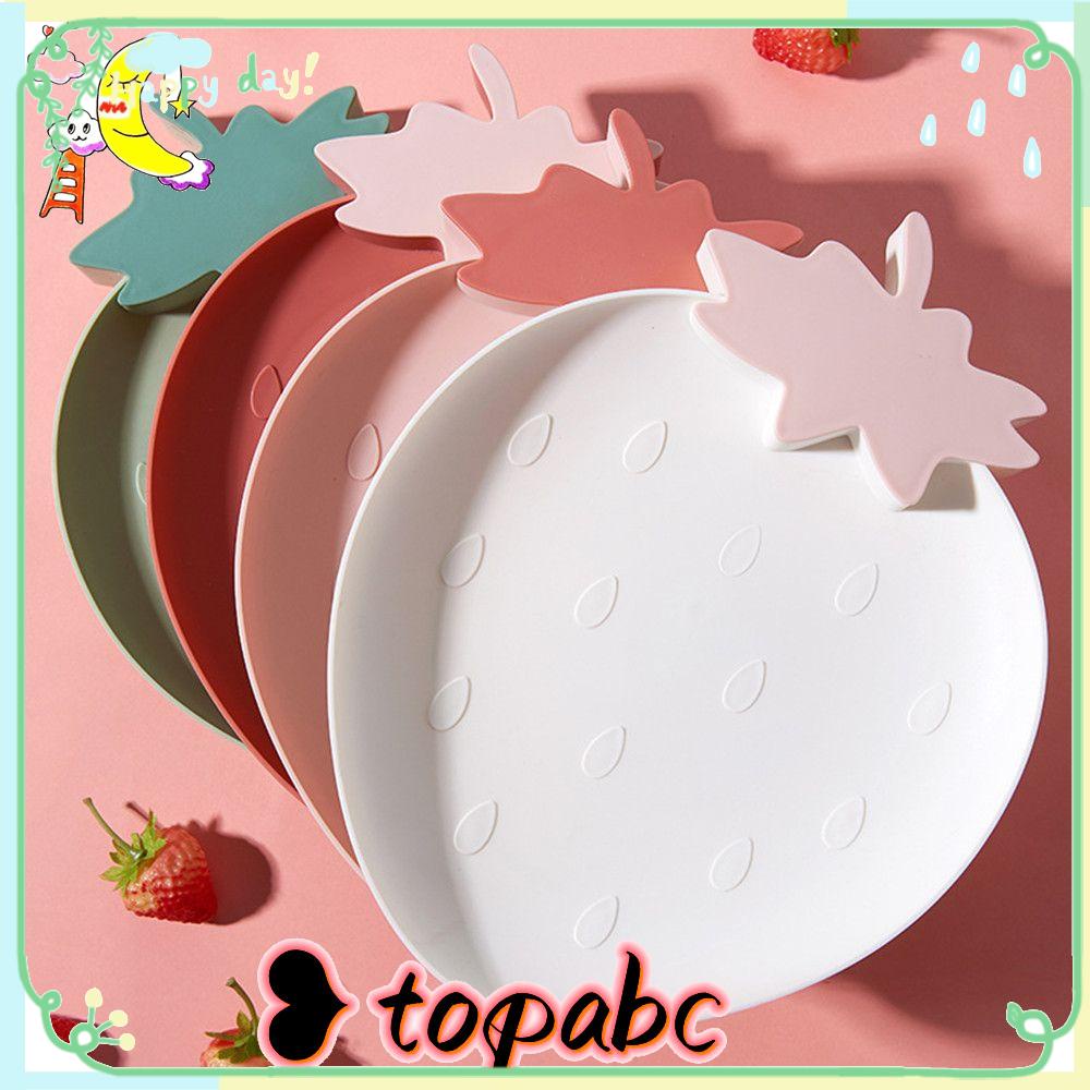 Top Fruit Dessert Tray Nampan Snack Plastik Fashion Rumah Tangga
