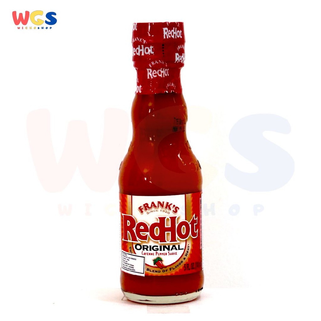 Frank's Franks Frank Red Hot Redhot Original Cayenne Sauce 148 ml