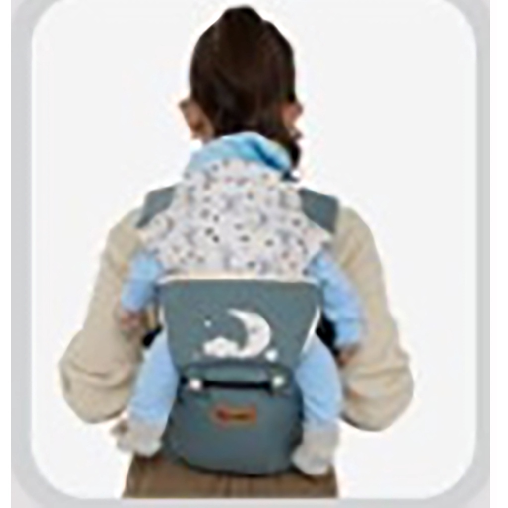 Gendongan Bayi Hipseat Depan Ransel 6 Posisi Snobby Glowy SBG 7243