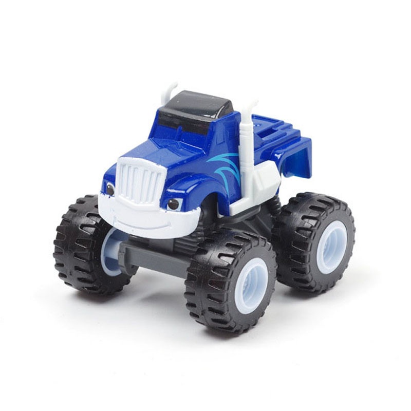 6pcs/set Blaze Mesin Mobil Mainan Rusia Miracle Crusher Truck Vehicles Figure Blazed The Monster Toy Untuk Hadiah Anak