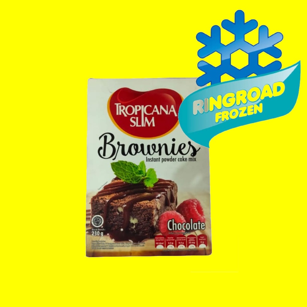 

TROPICANA SLIM BROWNIES CAKE MIX 230 GR - CHOCOLATE