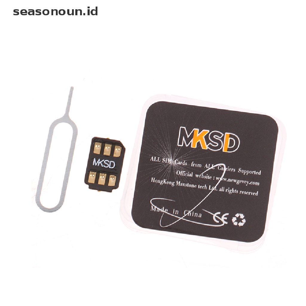 Seasonoun 1Pc Stiker Kartu Perekat MKSD Untuk Telepon 6S 11PM 12 12PM 13-13PM Stiker Kartu Pembuka MKSD.