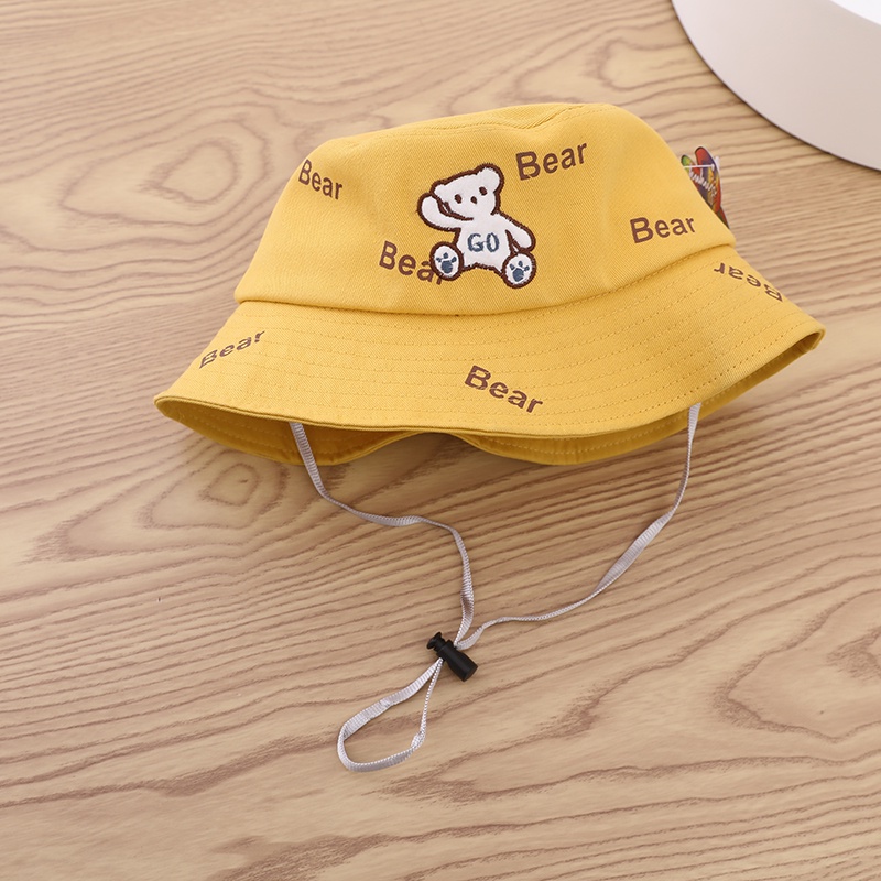 3 4 5 tahun Topi Bucket Anak Import Motif GoBear