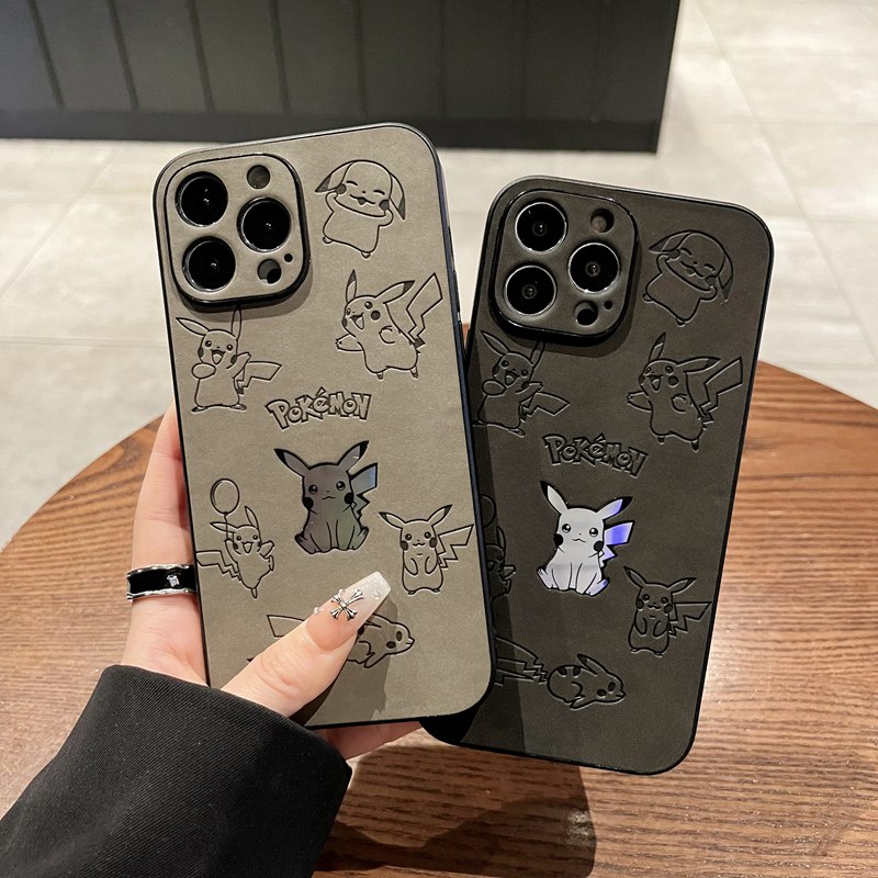 Lovely Shine Laser Pikachu Hard Case HP iP iPhone 14 + Plus 11 12 13 Pro Max X XR XS Max FTD Casing Apple